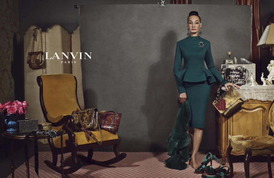 Lanvin fall 2012 campaign, starring Jacquie “Tajah” Murdock.