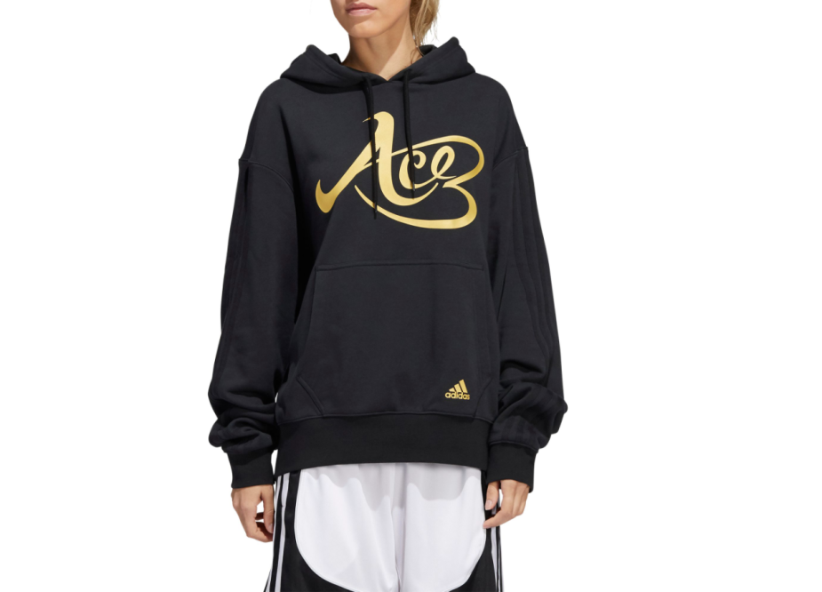 adidas Candace Parker Short Sleeve Hoodie - Black | adidas Canada