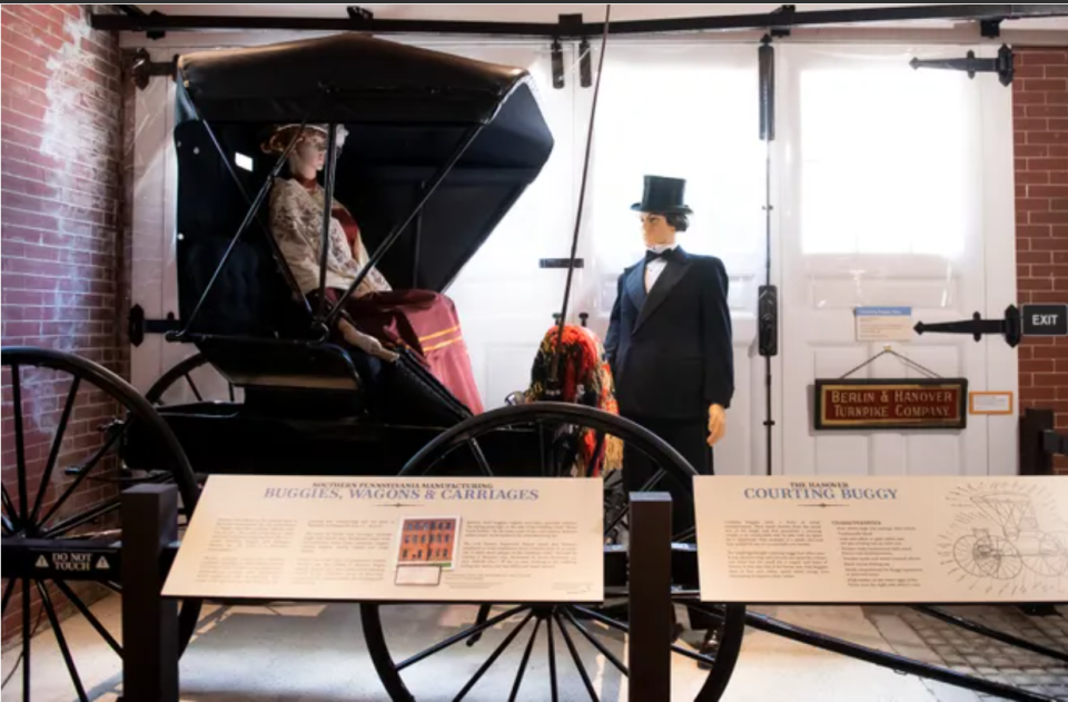 The Hanover Area Historical Society operates a new museum in the carriage house of its Warehime Mansion. The mansion itself is a historic site filled with artifacts of history.