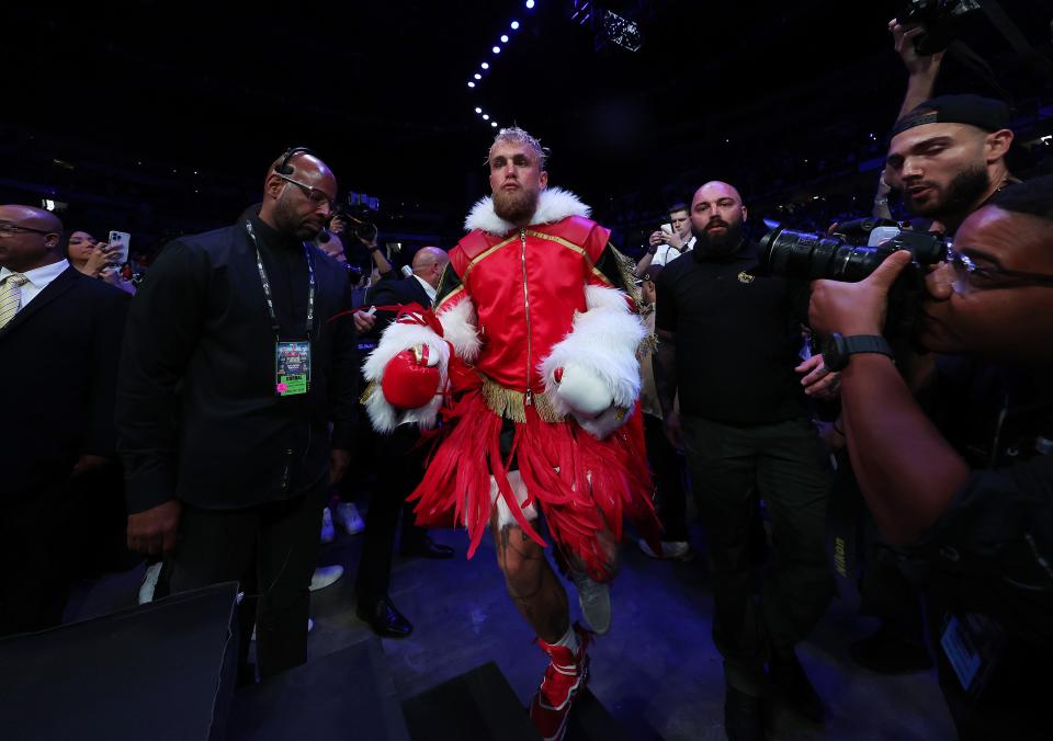 Jake Paul makes his entrance in Puerto Rico (Getty Images)