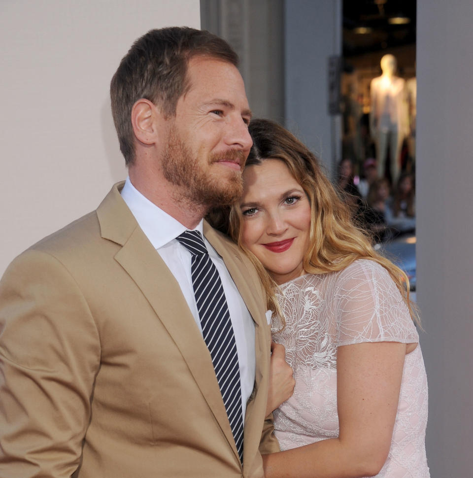 Barrymore and her third husband, Kopelman,&nbsp;<a href="http://www.huffingtonpost.com/entry/drew-barrymore-will-kopelman-split-divorce_us_56fee824e4b0a06d5805c83f">split in April</a> after nearly four years of marriage. They share two daughters together,&nbsp;Olive, 4, and Frankie, 2.&nbsp;