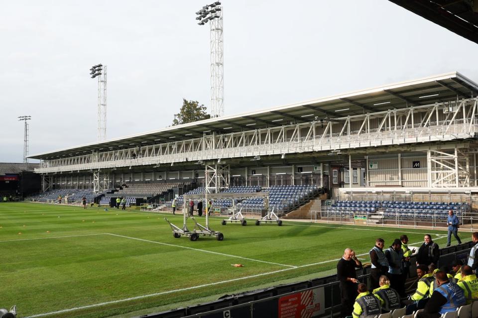 Redevelopment: The new Bobbers Stand at Luton’s historic Kenilworth Road (Getty Images)