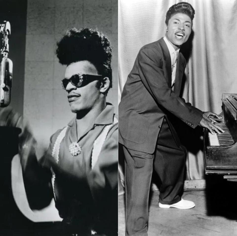 Esquerita and Little Richard side by side