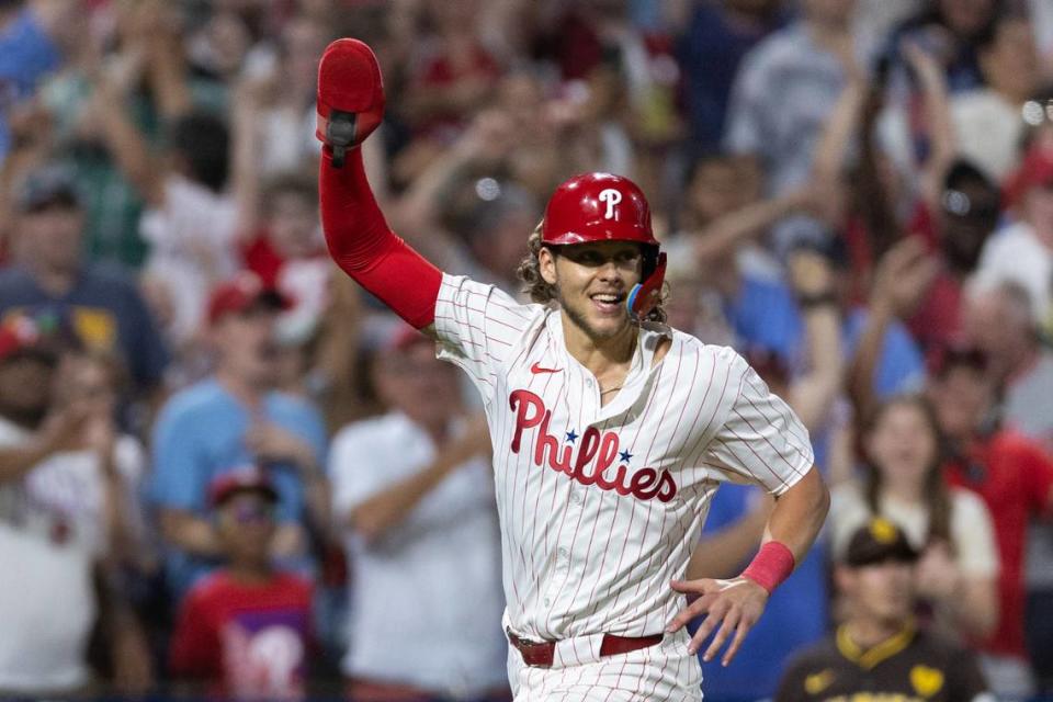 Philadelphia Phillies third baseman Alec Bohm was voted a starter for the National League in the upcoming MLB All-Star game. He is the first former Shocker ever to be named an All-Star Game starter.