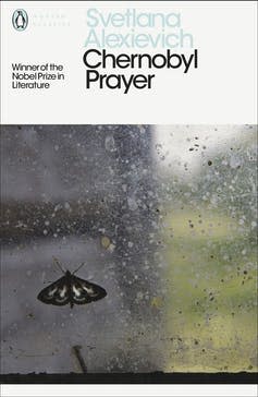 Front cover of a book reading 'Chernobyl Prayer'.