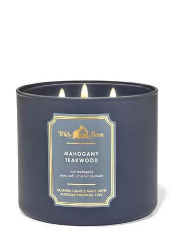 <p><a href="https://go.redirectingat.com?id=74968X1596630&url=https%3A%2F%2Fwww.bathandbodyworks.com%2Fp%2Fmahogany-teakwood-3-wick-candle-026658310.html&sref=https%3A%2F%2F" rel="nofollow noopener" target="_blank" data-ylk="slk:Shop Now;elm:context_link;itc:0;sec:content-canvas" class="link ">Shop Now</a></p><p>Mahogany Teakwood 3-Wick Candle</p><p>bathandbodyworks.com</p><p>$26.95</p>