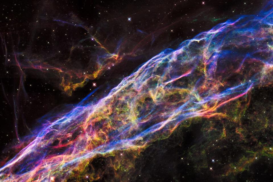 Veil Nebula Milky Way Galaxy hubble