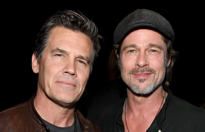 Josh Brolin and Brad Pitt, Tom Morello, I Am The Highway: A Tribute To Chris Cornell, photo by Kevin Mazur/Getty Images for The Chris Cornell Estate