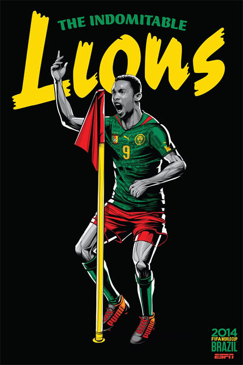 Cameroon poster (Cristiano Siqueira for ESPN)