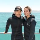 <p>Not only are they fearless when it comes to love, the love birds are also thrill seekers and went shark cage diving with the White Shark Project whilst on their travels.</p>