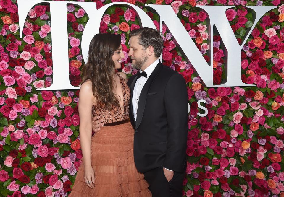 Sara Bareilles and Joe Tippett attend the 72nd Annual Tony Awards at Radio City Music Hall on June 10, 2018 in New York City.