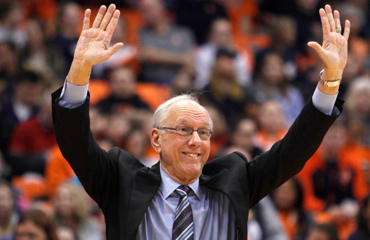Jim Boeheim's relationship with Syracuse dates to 1962, when he was a freshman walk-on basketball player. His iconic run at the school came to an end Wednesday. (AP Photo/Nick Lisi)