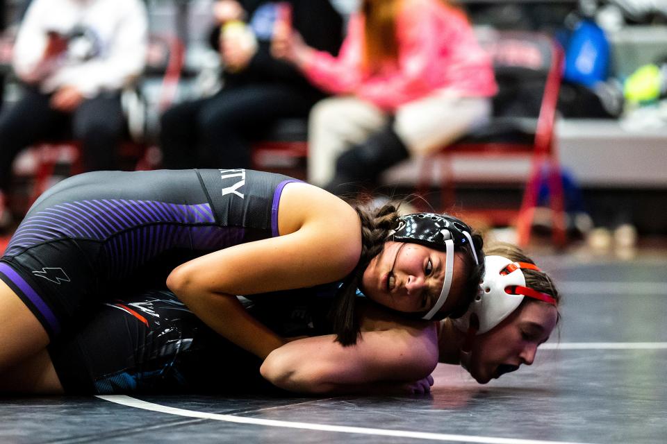 Liberty 100-pound freshman advances to her first career state wrestling tournament after coming in fourth place.