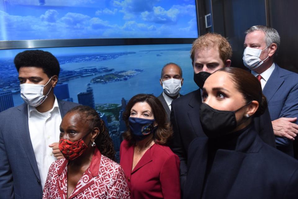 Harry and Meghan on their visit to New York (Michael Appleton/Mayoral Photography Office/PA)