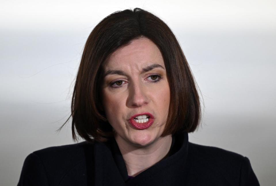 Bridget Phillipson will take charge of Britain’s crumbling schools if the party emerges victorious after the general election (AFP via Getty Images)