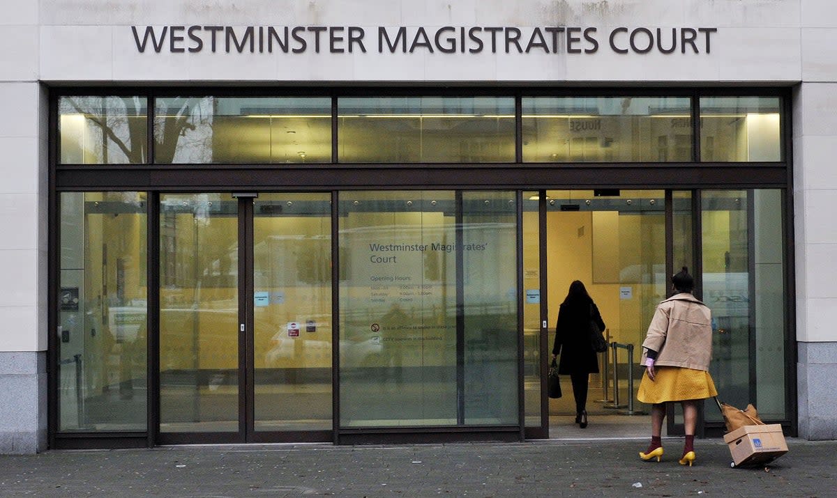 Aine Davis has appeared at Westminster Magistrates’ Court (Nick Ansell/PA) (PA Archive)