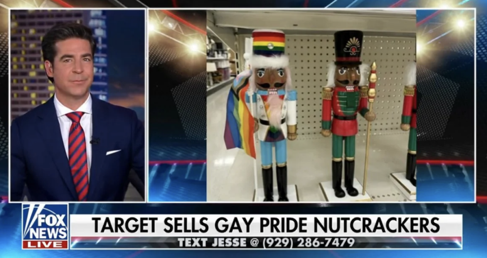 "Target sells gay pride nutcackers"