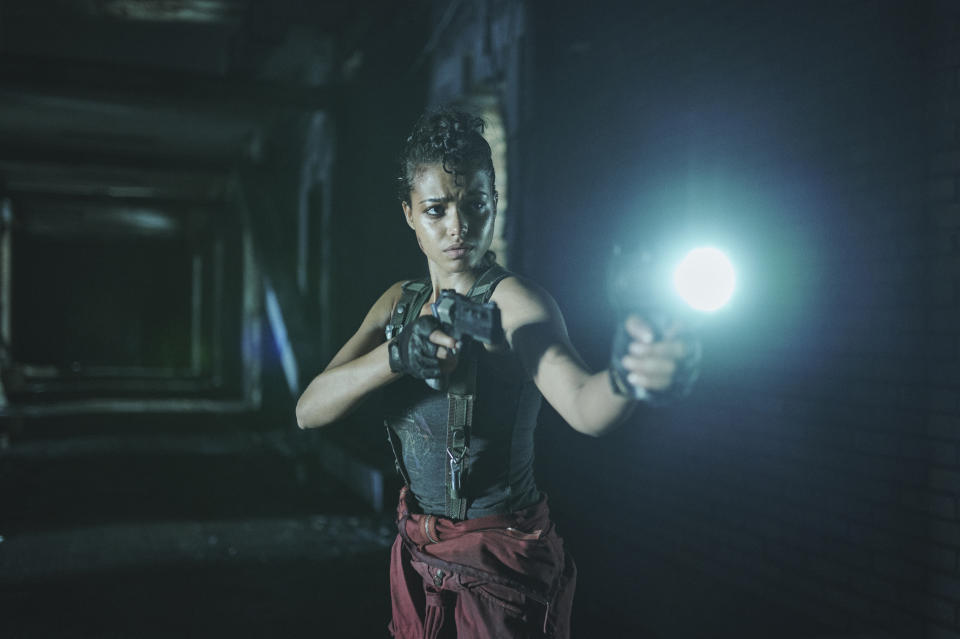 Ella Balinska as Jade in Resident Evil. (Netflix)