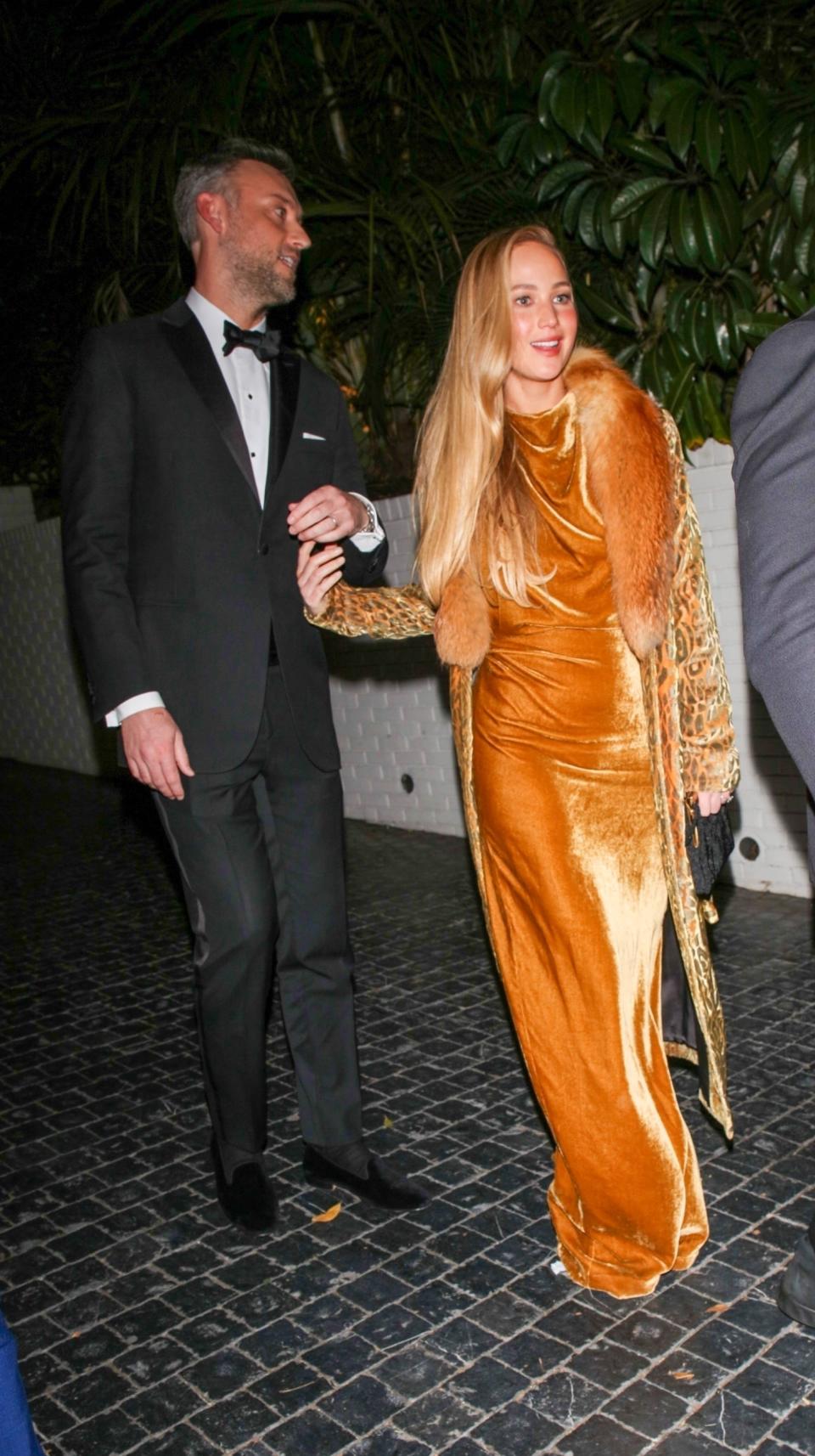 Jennifer Lawrence's Golden Globes AfterParty Dress Was Sartorial Sunshine