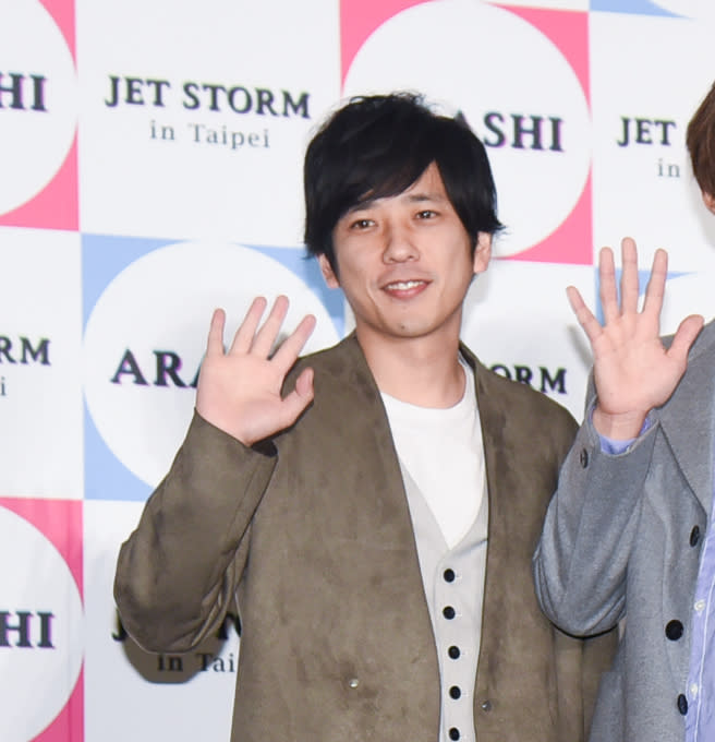 Singer Ninomiya Kazunari of Japanese band Arashi meeting fans on November 11, 2019 in Taipei, Taiwan of China. (Photo by VCG/VCG via Getty Images)