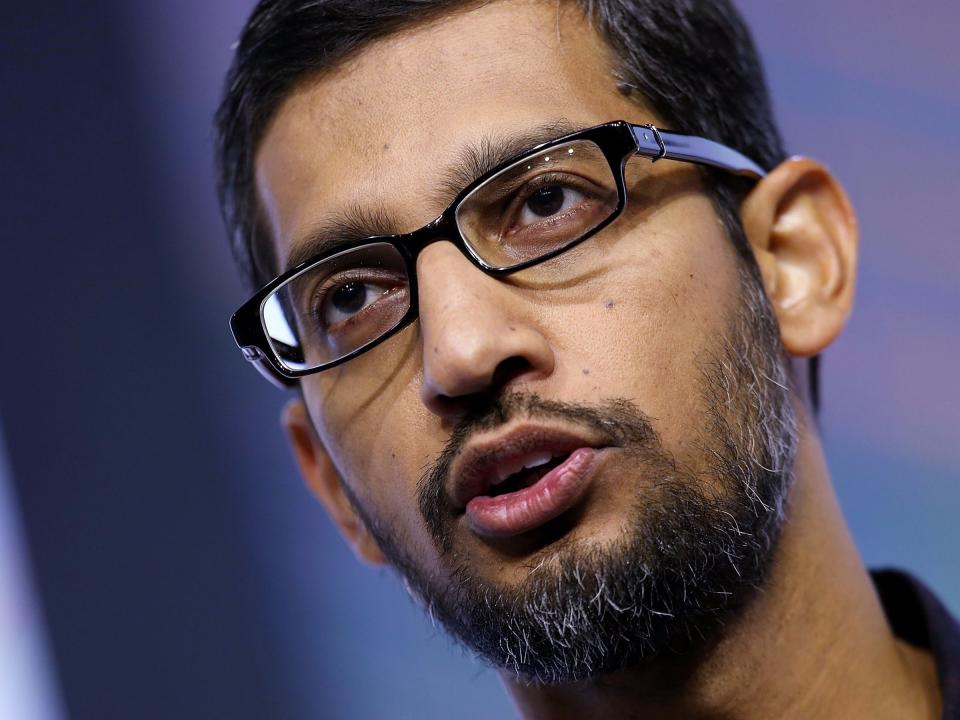 sundar pichai google ceo alphabet