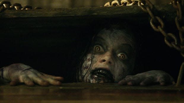 "Evil Dead" (2013), a reimagining of the 1981 classic horror movie "Evil Dead"<p>Sony Pictures</p>