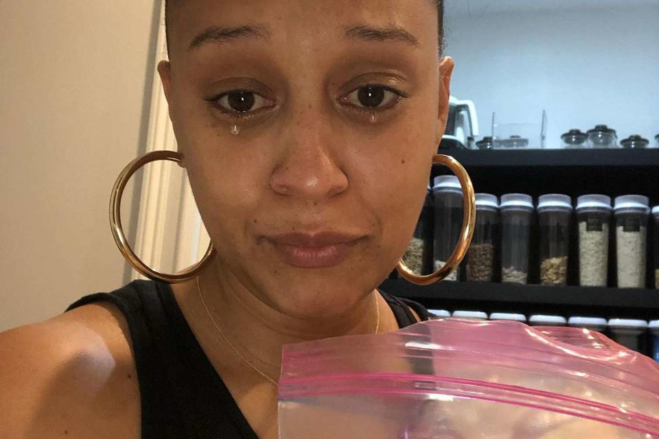 <p>Tia Mowry/Instagram</p> Tia Mowry Opens Up About Breastfeeding Her Two Kids: 