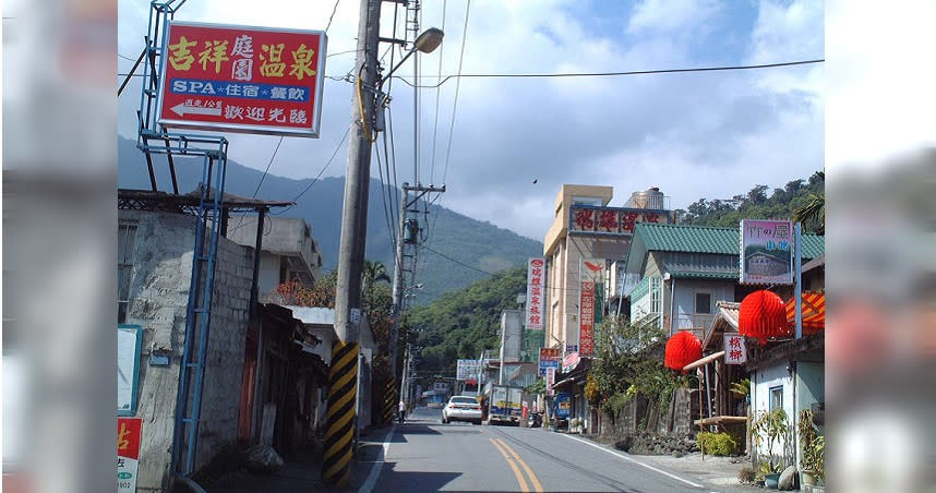 花蓮瑞穗溫泉區發生重大車禍，造成1死1傷，圖為瑞穗溫泉區街景。（圖／報系資料照）