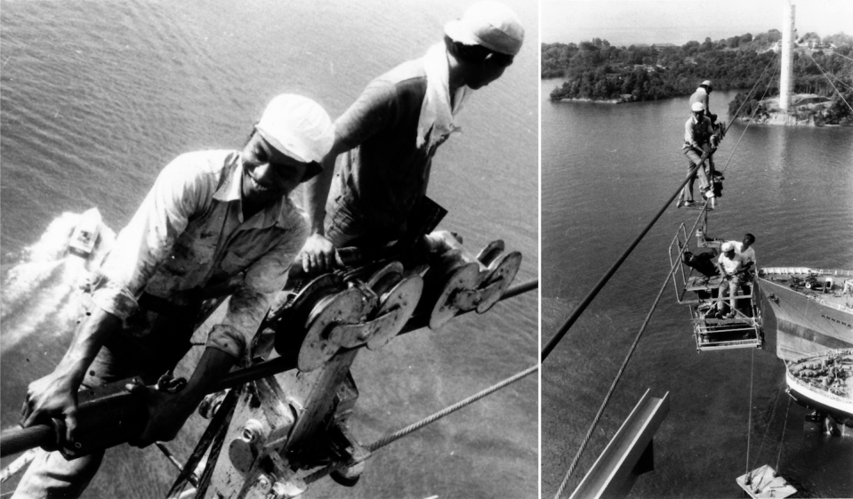 Cabling works for 1st generation Singapore Cable Car (Photos: Mount Faber Leisure Group)