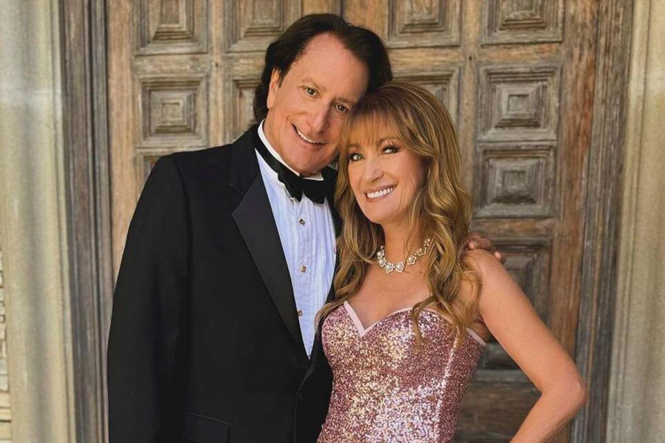 <p>Jane Seymour/Instagram</p> Jane Seymour and boyfriend John Zambetti