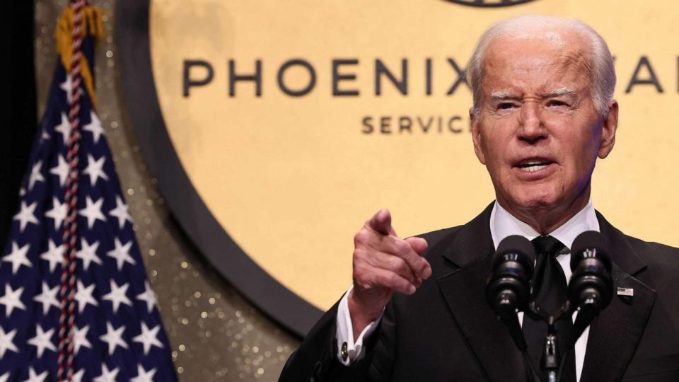 PHOTO: President Joe Biden speaks onstage at the Congressional Black Caucus Foundation annual Legislative Conference National Town Hall, Sept. 23, 2023 in Washington, DC. (Jemal Countess/Getty Images)