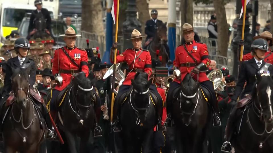 Queen Elizabeth II Funeral- Mounties