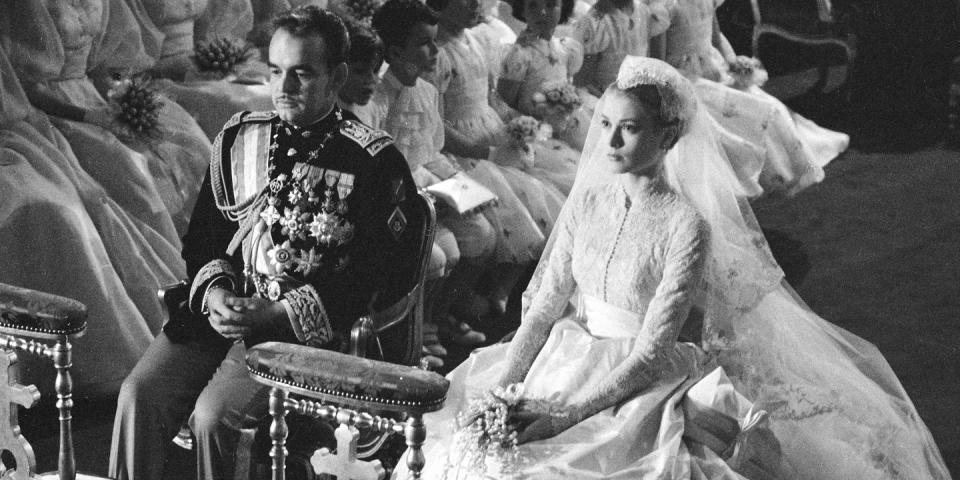 1956: Prince Rainier of Monaco and Grace Kelly