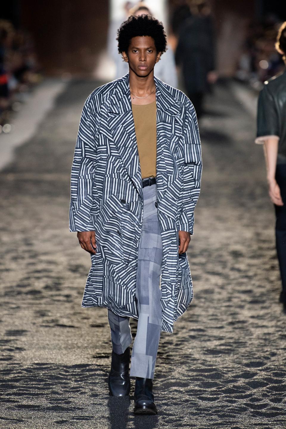 Since joining Ermenegildo Zegna as artistic director in 2017, Alessandro Sartori has made upcycling and waste reduction a core part of his message. Twenty percent of the clothes in his Spring 2020 Menswear collection were upcycled from old garments, and several pieces included scraps of wool and nylon left on the cutting room floor.