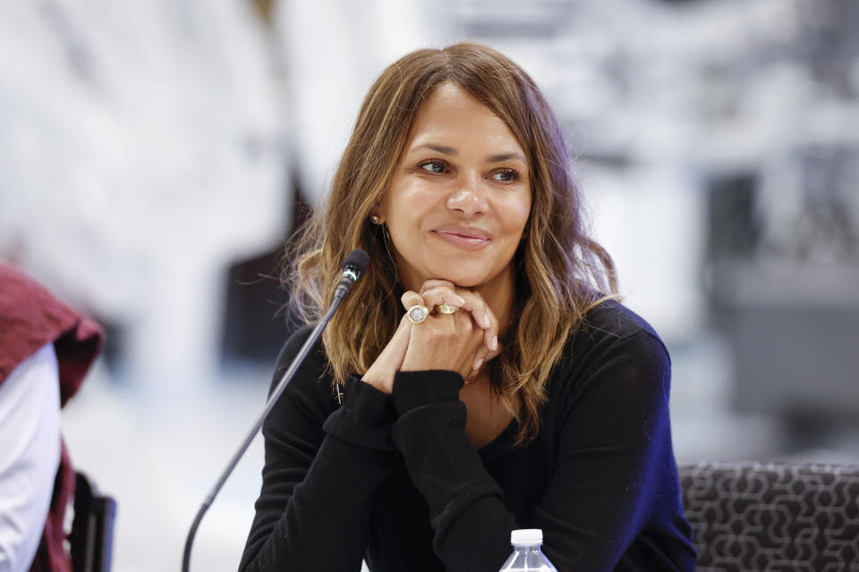 At a recent roundtable discussion highlighting women's health research, actress Halle Berry opened up about a misdiagnosis she received when she was in perimenopause. (Photo by Kamil Krzaczynski/Getty Images) CHICAGO, ILLINOIS - JANUARY 11: Halle Berry attends a roundtable discussion highlighting women's health research at University of Illinois on January 11, 2024 in Chicago, Illinois. (Photo by Kamil Krzaczynski/Getty Images)