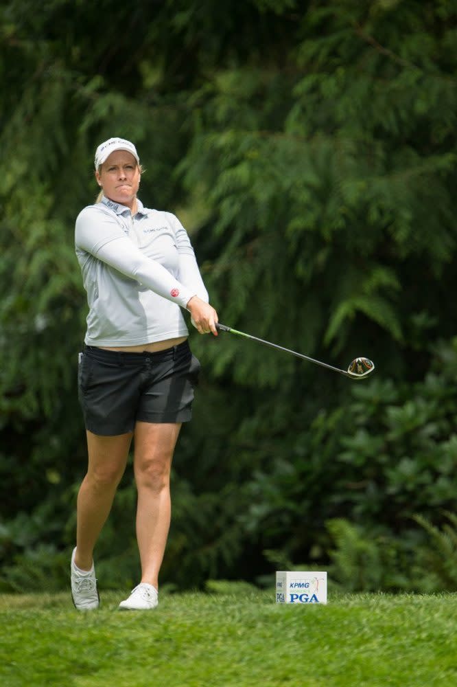 Brittany Lincicome during the final round of the 2016 KPMG Women's PGA Championship.