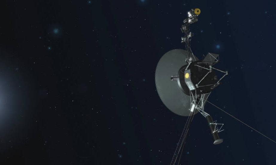 <span>Nasa depiction of Voyager 1, which is approaching a half-century in operation.</span><span>Photograph: AP</span>