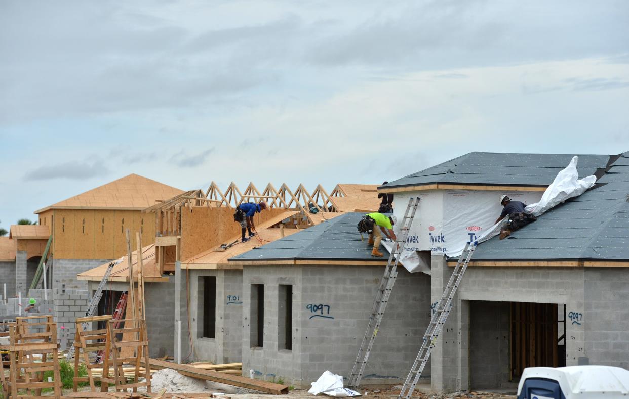 Builders can't keep up with the demand for new homes right now in Sarasota-Manatee, even though the median price set a record at $500,000 in March.