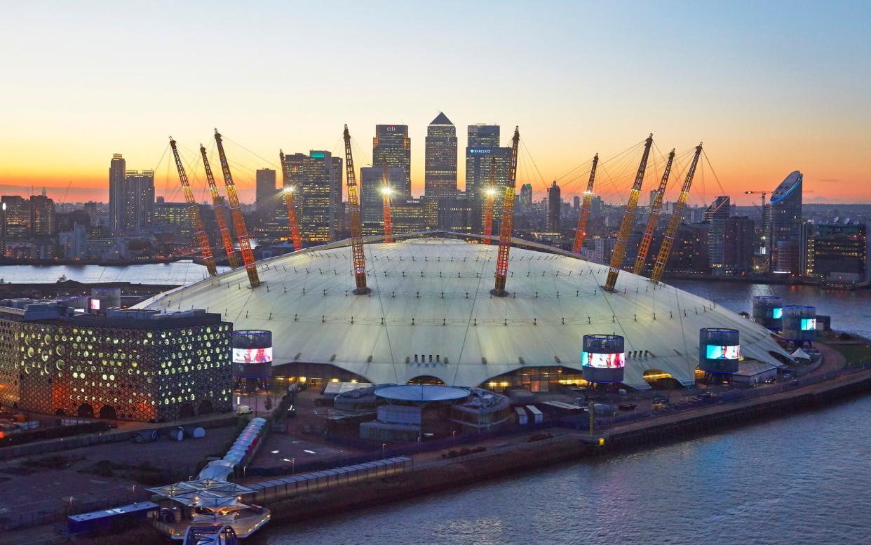 The 02 Arena in Greenwich is one of Britain's biggest venues - Getty