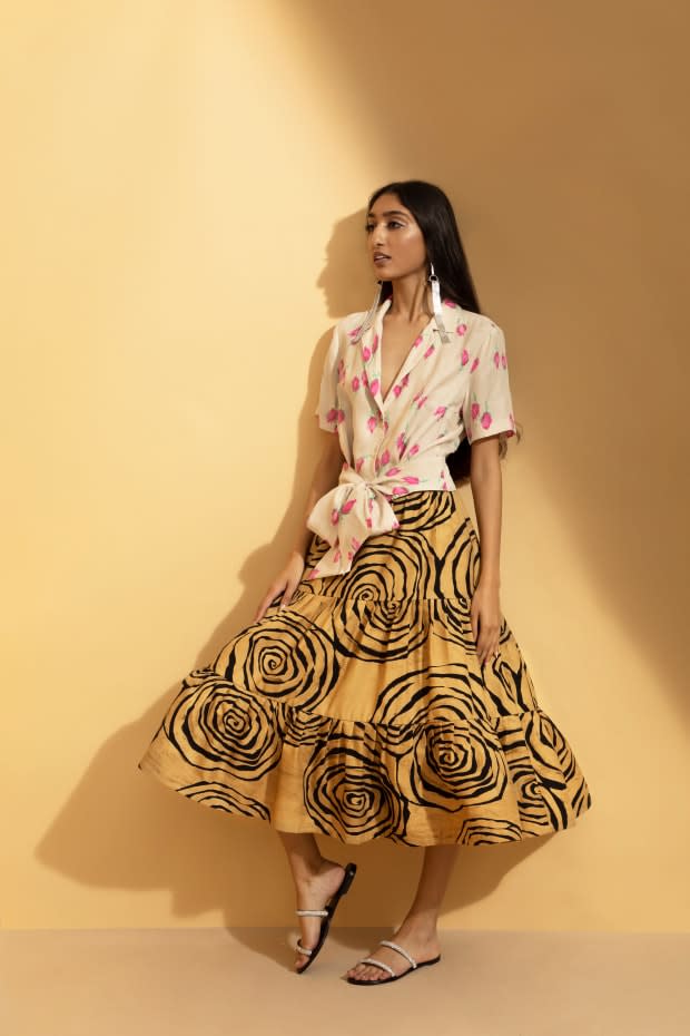 <p>A look from Hope for Flowers' Fall 2020 collection. </p>