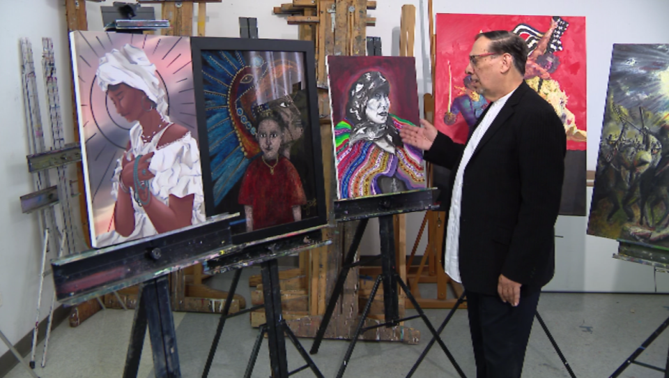 During this Hispanic Heritage Month, CBS 2 met a man who has made it his life's work to help young artists express their culture and creativity. CBS 2's Joe Donlon had the story exploring Latino Art Beat. / Credit: CBS