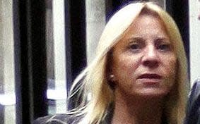 Gillian Turner outside Central London County Court - Copyright property of Champion News Service Ltd