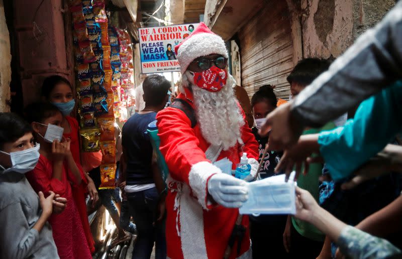 Christmas season amidst the spread of the coronavirus disease (COVID-19), in Mumbai