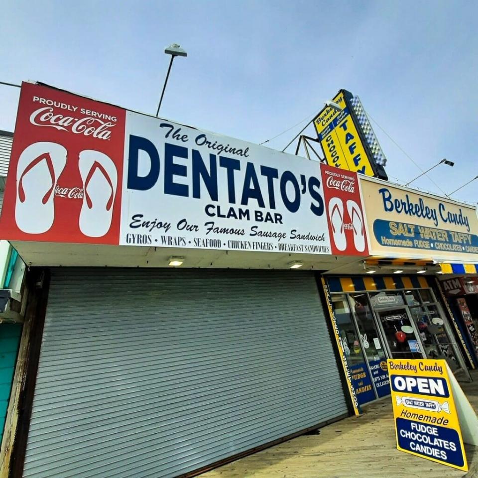 The new home of Dentato's Clam Bar in Seaside Heights is next to Berkeley Candy.