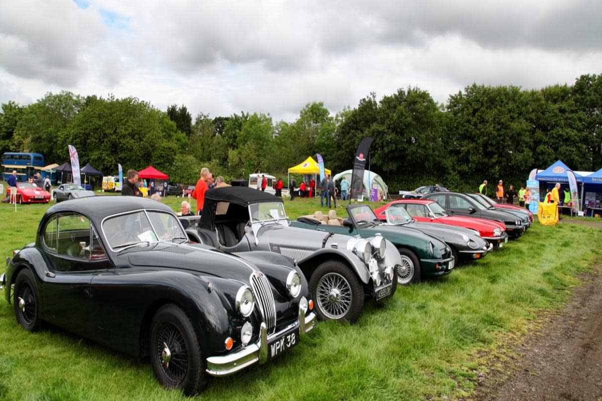 The dark clouds may have threatened but over 500 vehicles turned out for Classics on Show 2024 <i>(Image: Stokesley Rotary)</i>