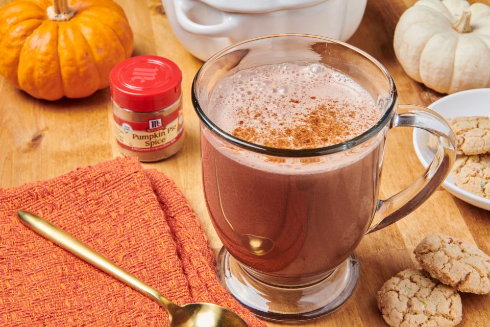 Since 2019, Pumpkin pie spice has been McCormick's fourth best-selling retail spice from September through November. You can add a teaspoon to make pumpkin spiced hot chocolate with coconut milk.