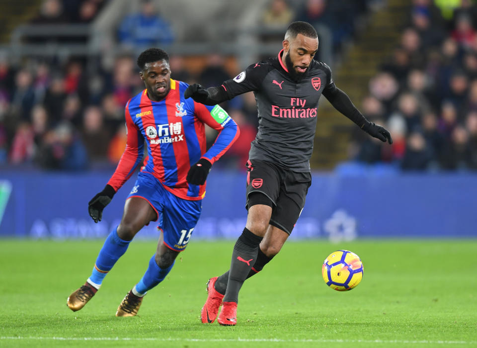 Jeffrey Schlupp had to pick up the slack against Arsenal