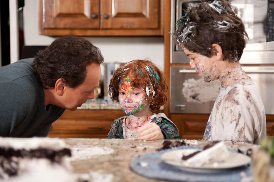 Billy Crystal, Joshua Rush and Kyle Harrison Breitkopf in Twentieth Century Fox' "Parental Guidance" - 2012