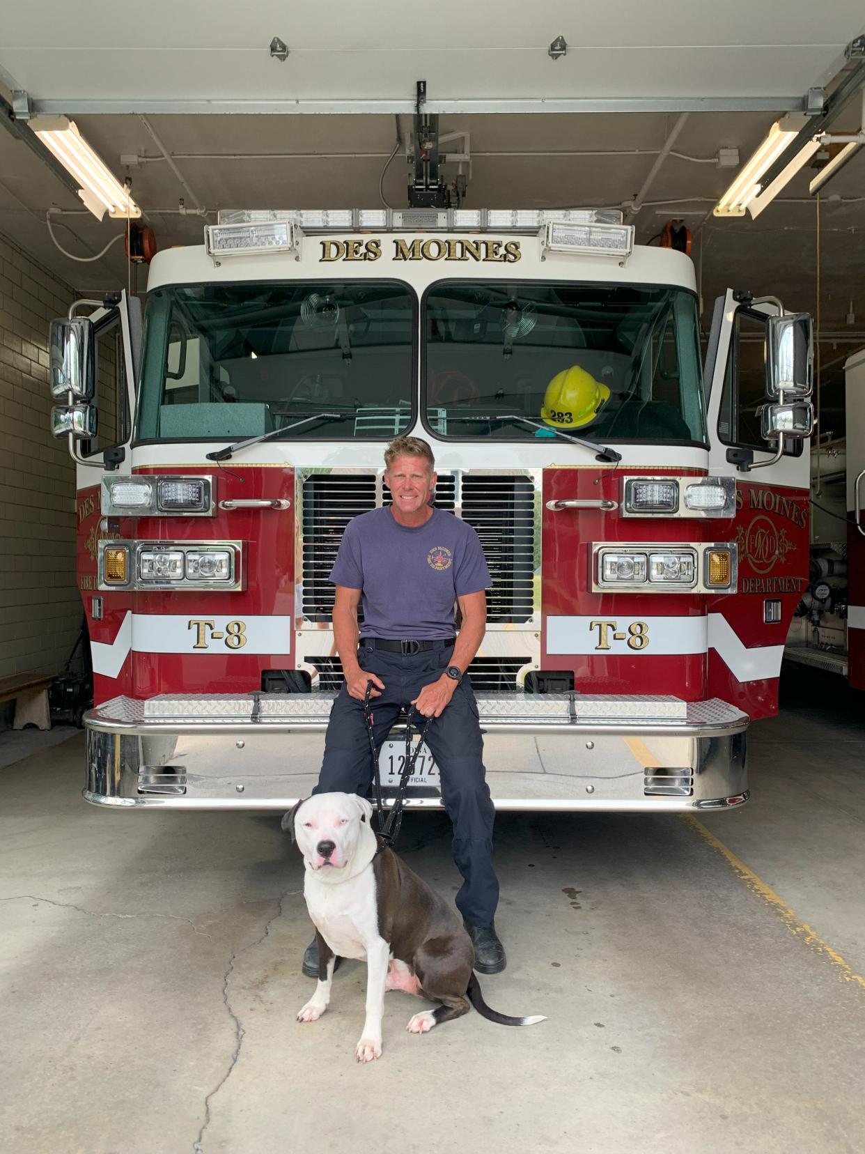 Mike Broderick at the Des Moines Fire Department.