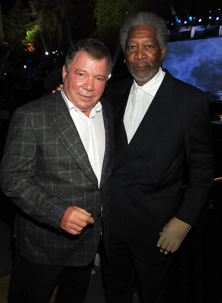 2009 Spike TV Scream Awards William Shatner Morgan Freeman